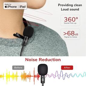img 2 attached to 🎙️ Pixel Professional Lavalier Lapel Mic for iPhone/iPad - Apple MFi-Certified, Ultra-clear Sound for Video Recording, YouTube Vlogging, Livestreaming & Interviews!