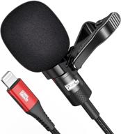 🎙️ pixel professional lavalier lapel mic for iphone/ipad - apple mfi-certified, ultra-clear sound for video recording, youtube vlogging, livestreaming & interviews! logo