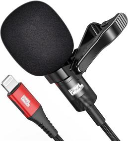 img 4 attached to 🎙️ Pixel Professional Lavalier Lapel Mic for iPhone/iPad - Apple MFi-Certified, Ultra-clear Sound for Video Recording, YouTube Vlogging, Livestreaming & Interviews!