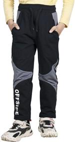 img 3 attached to Yameekamulga Sweatpants: Boys' Drawstring Breathable Sweatpant Stylish Clothing