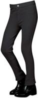 👖 adjustable waist jodhpur pants for children - saxon logo