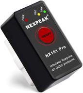 🔌 nexpeak bluetooth obd ii сканер elm 327 v1.5 obd2 диагностическое устройство для android-устройств - автомобильный считыватель кодов с выключателем on/off логотип