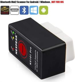 img 3 attached to 🔌 NEXPEAK Bluetooth OBD II Сканер ELM 327 V1.5 OBD2 Диагностическое устройство для Android-устройств - Автомобильный считыватель кодов с выключателем ON/Off