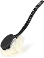 🚿 revitalize your bathing experience with the shower body brush: exfoliate and massage for smooth and glowing skin (black) logo