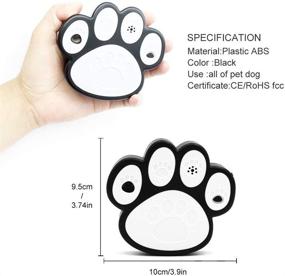 img 2 attached to 🐶 BBQ Star Upgraded Anti Barking Device: Mini Sonic Bark Deterrent for Outdoor Dog Training - Waterproof, Pet-Friendly & Hidden Dogpaw Shape - Effective Bark Control Tool