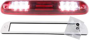 img 1 attached to 🚦 High Mount Stop Light 3rd Brake Cargo Pickup Light for 07-13 Chevy Silverado/GMC Sierra 1500 2500HD 3500HD, Center Tail Light Lamp