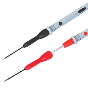 img 1 attached to 🔌 4PCS Goupchn Test Probe Set: Non-Destructive Back Probes 600V/10A + Gold-Plated Precision Sharp Probes 2mm for Electrical Testing with Multimeter Leads