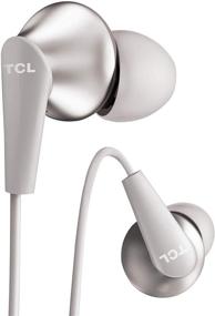 img 4 attached to 🎧 TCL Elit300 - Dual Driver Piezo Earbuds with Mic - Hi-Res Wired Headphones, Cement Gray