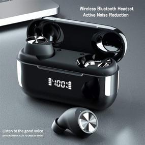 img 3 attached to EBAKIN Bluetooth Headphones Waterproof Earphones Headphones