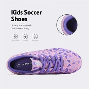 img 2 attached to DREAM PAIRS Youth Soccer Cleats Football Shoes for Boys and Girls