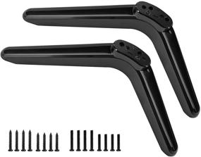 img 4 attached to TV Stand for TCL ROKU Smart TV - Compatible with 📺 TCL 40 inch & 43 inch TVs - Legs and Screw Included (Black)