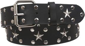 img 2 attached to 🌟 Silver Star and Circle Studded Belt by Snap On