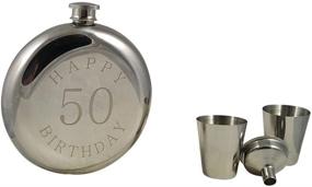 img 3 attached to Happy 50Th Birthday Flask Gift