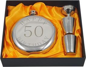 img 4 attached to Happy 50Th Birthday Flask Gift