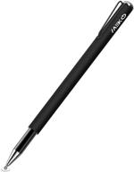 🖊️ meko 2020 exclusive 2-in-1 stylus for ipad - universal ballpoint disc touch screen pen for apple iphone, ipad, tablets & cell phones with 5 replacement tips - black logo