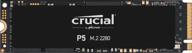 💨 crucial p5 1tb nvme internal ssd – boost performance at up to 3400mb/s logo