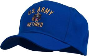 img 3 attached to 🧢 US Army Retired Military Embroidered Cap - Available at e4Hats.com