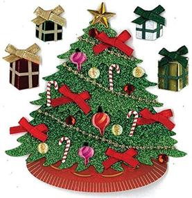 img 1 attached to Enhance Holiday Decor with Jolees Classic Tree Christmas Stickers