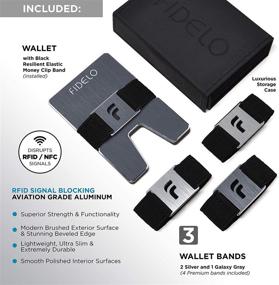 img 1 attached to 👝 FIDELO Minimalist Wallet for Men with RFID Blocking Technology