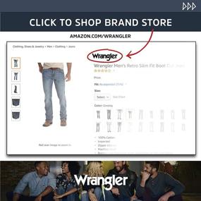 img 1 attached to 👕 Men's Clothing and Shirts: Wrangler Western Shirt with a Stylish Washed Finish