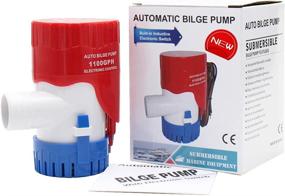 img 4 attached to Efficient MAKERELE Auto Bilge Pump: 1100GPH Submersible Boat Water 🚤 Pump (12V) with Electronic Switch & 1 1/8 inch Outlet Diameter