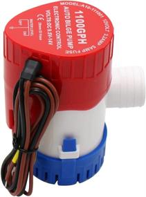 img 1 attached to Efficient MAKERELE Auto Bilge Pump: 1100GPH Submersible Boat Water 🚤 Pump (12V) with Electronic Switch & 1 1/8 inch Outlet Diameter