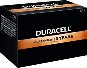 img 2 attached to 🔋 Durable Duracell - CopperTop C Alkaline Batteries: Long-Lasting All-Purpose C Battery for Home and Business - Pack of 12, Recloseable Package