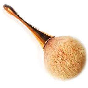 img 4 attached to 💄 Super Large Mineral Powder Brush: All-in-One Makeup Tool for an Effortless Glam Look in Rose Gold Color