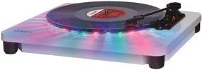 img 1 attached to 🎶 ION Audio Photon LP: Lighted Turntable with Multi-Color LEDs, USB Conversion, Diamond-Tipped Stylus - 3-Speed Option