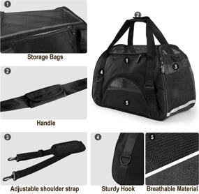 img 2 attached to 🐾 Convenient and Portable Companet Pet Carriers: Best Tote Bag, Backpack, and Handbag for Small to Medium Cats, Dogs, and Puppies - Ideal for Outdoor Adventures and Travel