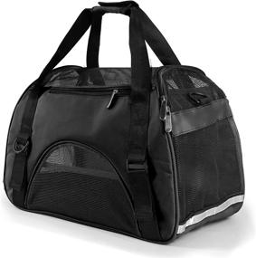 img 4 attached to 🐾 Convenient and Portable Companet Pet Carriers: Best Tote Bag, Backpack, and Handbag for Small to Medium Cats, Dogs, and Puppies - Ideal for Outdoor Adventures and Travel