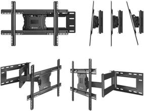 img 3 attached to ONKRON Full Motion Articulating Long Arm TV Wall Mount Bracket for 39” – 60 Inch LED LCD Plasma Flat Screen TV with Tilt Swivel, 150 lbs Loading Capacity (M7L)