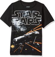 🌟 star wars black x large boys' t-shirt: iconic design for young fans logo