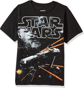 img 1 attached to 🌟 Star Wars Black X Large Boys' T-Shirt: Iconic Design for Young Fans