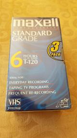 img 4 attached to 🎥 Maxell GX T-120 Video Tape-120 MIN 3 Pack (214048): High-Quality Recording Solution for Endless Home Entertainment