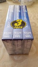 img 1 attached to 🎥 Maxell GX T-120 Video Tape-120 MIN 3 Pack (214048): High-Quality Recording Solution for Endless Home Entertainment