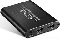 🎮 allead 4k 60fps hdmi usb3.0 видеозахватка карта - hd карта захвата игр для ps4, nintendo switch, xbox camera, пк - устройство для прямой трансляции и записи логотип