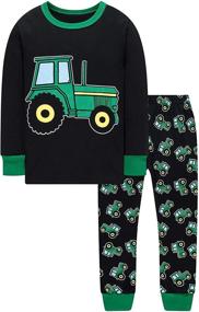 img 3 attached to 👕 Boys' Pajama Christmas Sleepwear Set – Pieces of Clothing