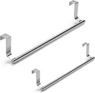 🛁 2-pack rugged and modern towel rack for bathroom and kitchen cabinet (14.1 in and 9.2 in) logo