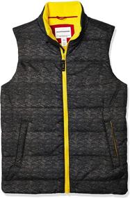 img 4 attached to Boys' Heavy-Weight Puffer Vests by Amazon Essentials