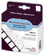 1000-pack repositionable mounting squares by scrapbook adhesives 3l logo