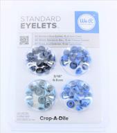 🔵 eyelets standard 60/pkg-blue: premium quality & vibrant hues for crafting enthusiasts! logo