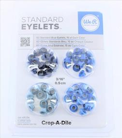 img 2 attached to 🔵 Eyelets Standard 60/Pkg-Blue: Premium Quality & Vibrant Hues for Crafting Enthusiasts!