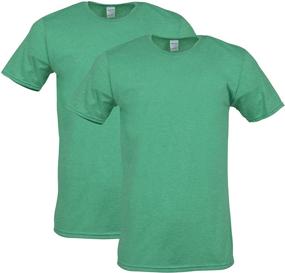 img 4 attached to Gildan Men's Fitted Cotton T-Shirt 2-Pack - Fashionable Men's Clothing for Shirts