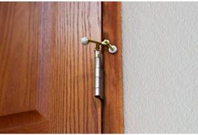 img 3 attached to 🔑 Design House 202382 Hinge Pin Door Stop, Polished Brass, 1-Pack: Durable and Stylish