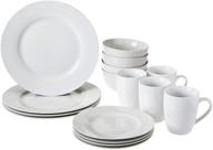 🔍 optimized for seo: amazonbasics 16 piece dinnerware set with service логотип