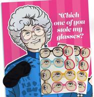 👓 sophia's spectacular glasses: golden girls party game for 12 players - perfect for adult birthday decor, bachelorette party, bridal shower, or fun birthday game! логотип