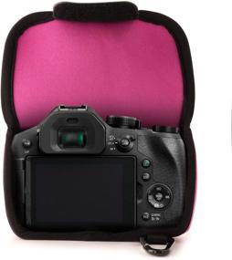 img 1 attached to MegaGear Ultra Lightweight Neoprene Camera Case designed for Panasonic Lumix DMC-FZ300