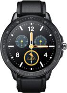 sanag smart watch: heart rate monitor, sleep tracker & waterproof fitness tracker for android & iphone (black-2) logo