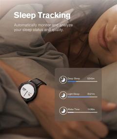 img 1 attached to SANAG Smart Watch: Heart Rate Monitor, Sleep Tracker & Waterproof Fitness Tracker for Android & iPhone (Black-2)